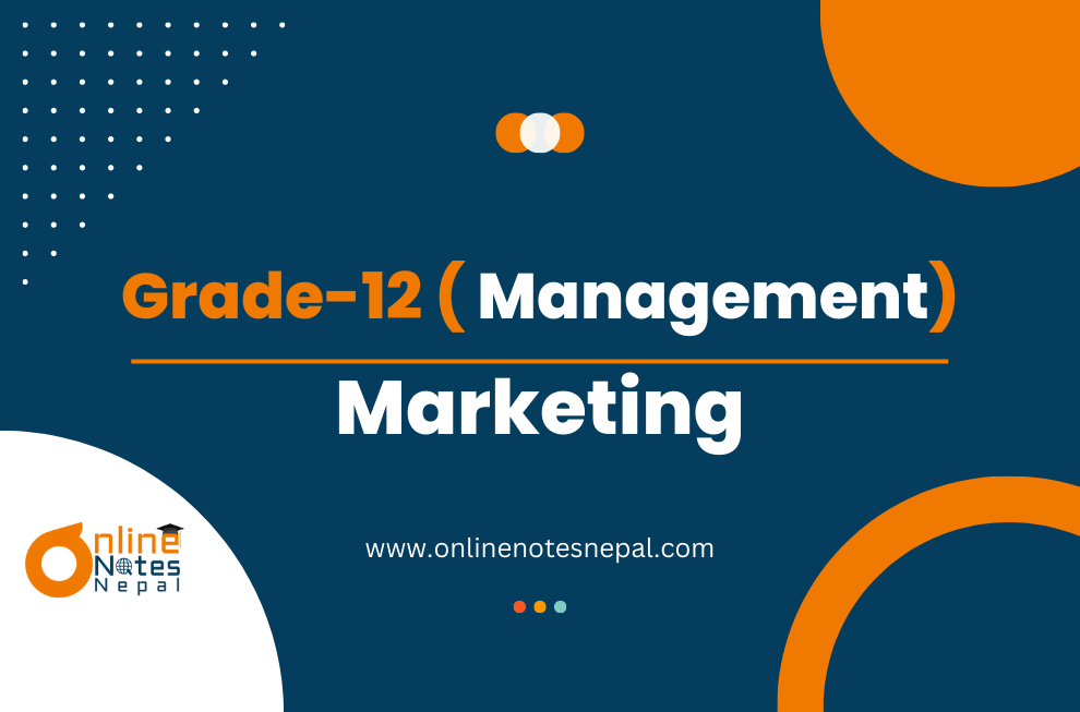 Marketing - Grade 12 (Management)