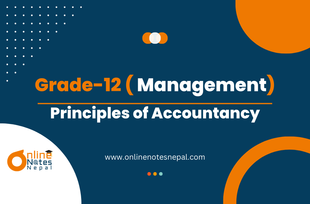 Principles of Accountancy - Grade 12 (Management)